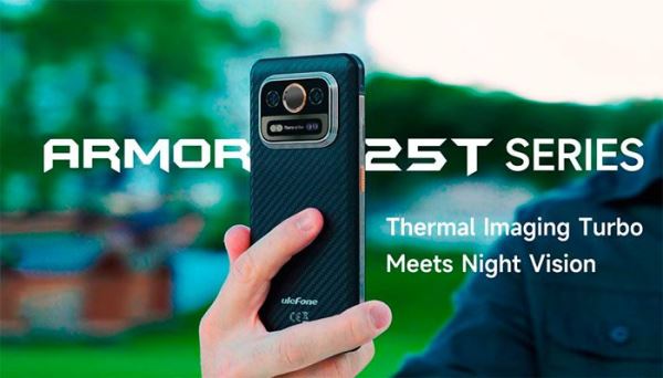 Представлен защищённый смартфон Ulefone Armor 25T с тепловизором